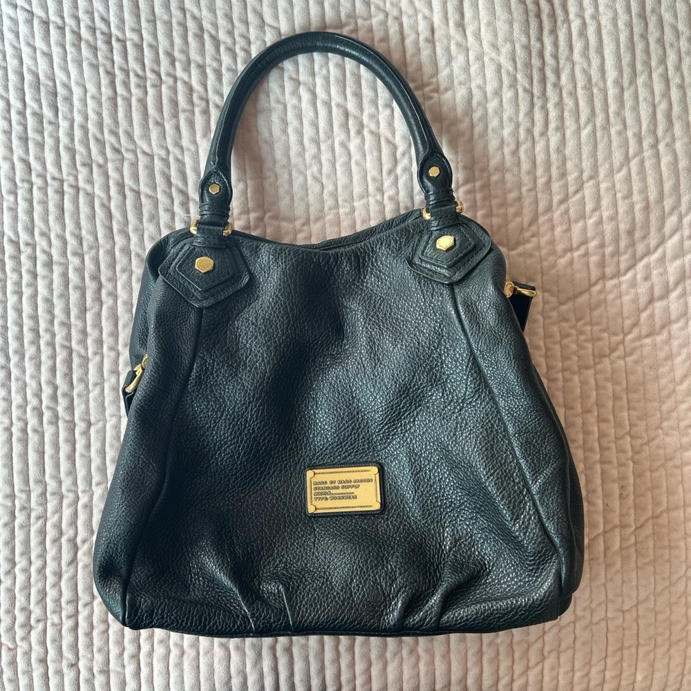 Marc By Marc Jacobs Black Leather with Gold Detail